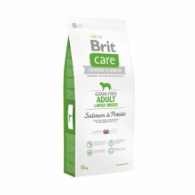 Brit Care Grain Free Adult Bread Salmon & Potato - сухий беззерновий корм з лососем і картоплею для дорослих собак великих порід від 25 кг